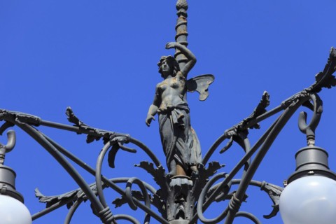 Candelabra in the Piazza del Duomo