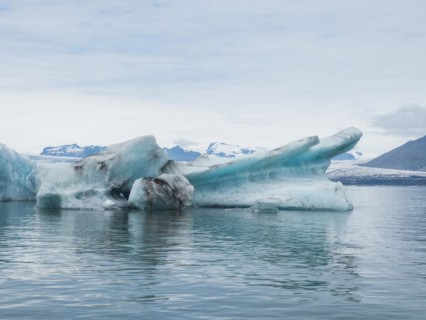 Iceberg in Joekulsarlon Glacier Lagoon