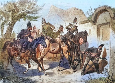 Patrol of Bavarian Chevauxlegers