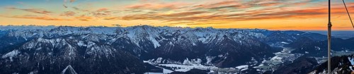 Sunset from Wendelstein