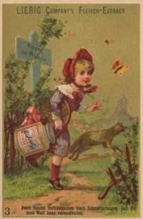 Picture series fairy tale Little Red Riding Hood