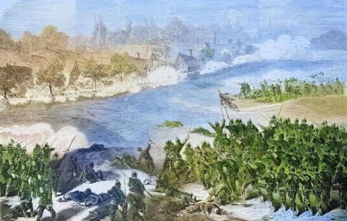 Storming of the village of St. Marie by the 1st Prussian Guards Division