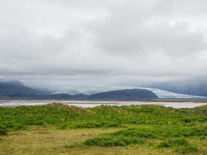 Foothills of the Vatnajoekull glacier