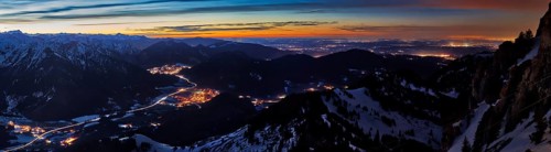 After sunset from Wendelstein