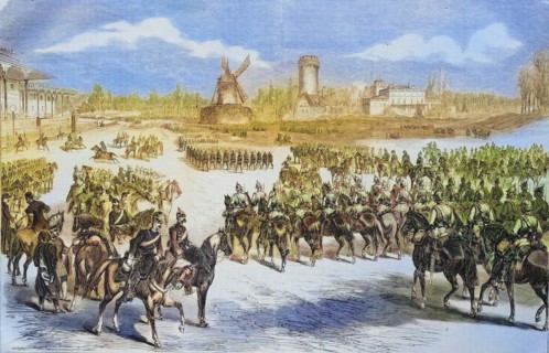 The Emperors Parade on Longechamp near Paris