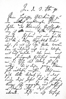 Congratulatory letter from Schiller on the birth of Theodor Koerner
