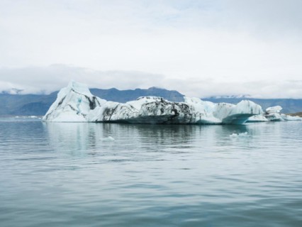 Iceberg in Joekulsarlon Glacier Lagoon