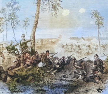 Battle between Chebilly and Villeinif outside Paris on 30 September 1870