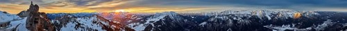 Sunset from Wendelstein