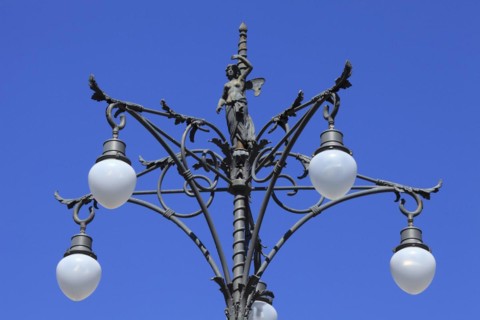 Candelabra in the Piazza del Duomo