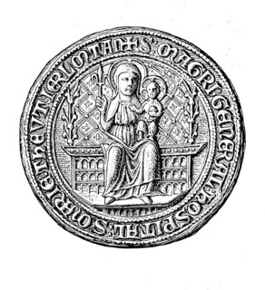 Seal of the Grand Masters on a document from 1397