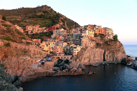 Manarola in the evening light