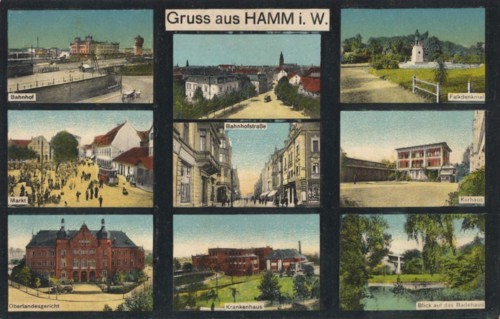 Greeting from Hamm in North Rhine-Westphalia