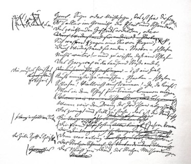 Beginning of Hamlets soliloquy Being or Not Being in A.W. von Schlegels translation
