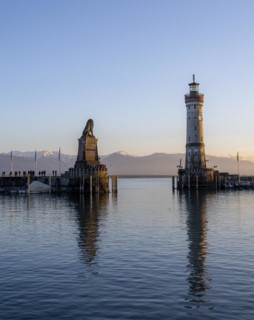 Harbour entrance of Lindau harbour