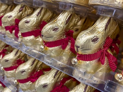 Easter on the supermarket shelf