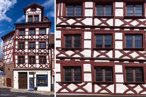 Historic half-timbered house