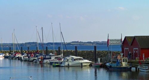 Weisse Wiek fishing harbour in Boltenhagen Tarnewitz
