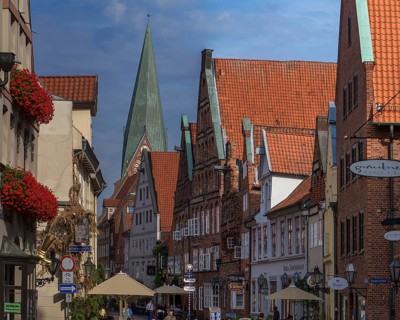 Historic Giebl houses in the old town