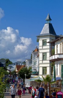 Bansin Mecklenburg-Western Pomerania Greifswald Island Usedom Seaside resort architecture Germany Europe