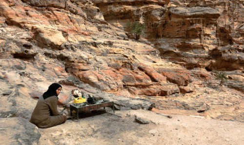 Ascent to the monastery of Ad-Deir