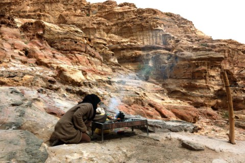 Ascent to the monastery of Ad-Deir