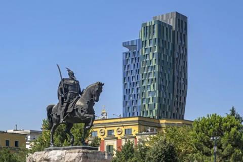 Alban Tower and Skanderbeg Monument