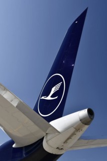 Lufthansa Airbus A350-900 New Livery Tailplane