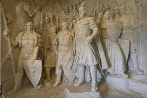 The League of Lezha in the Skanderbeg Museum of the Fortress of Kruja or Kruje