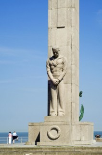 Monument for the sailors and fishermen who died at Ostend