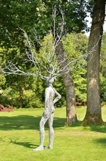 Artwork in the landscape park in south-east Drenthe