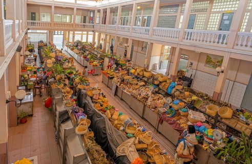 Indoor Market Mindelo on Sao Vicente Island Cape Verde