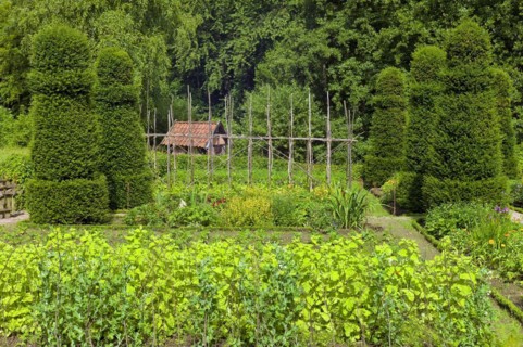 The Osnabrueck Farm in the Westphalian Open-Air Museum Detmold