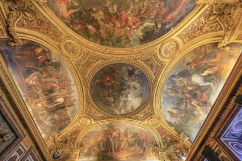 Ceiling painting Salon de Diane