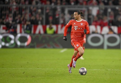 Leroy Sane FC Bayern Munich FCB on the ball