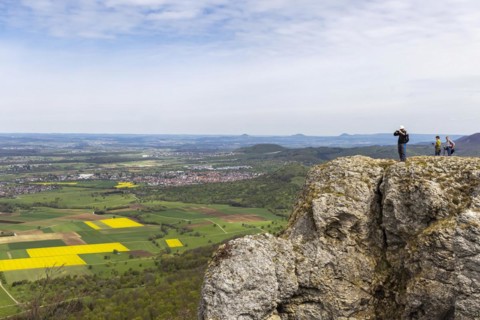 View from Breitenstein over the Alb foreland