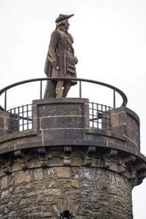 The Glenfinnan Monument on the shores of Loch Shiel