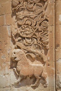 Low relief at 17th century Ishak Pasha Palace ? shak Pa? a Saray?