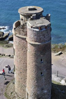 Old 1702 lighthouse built by Vauban at Cap Frehel