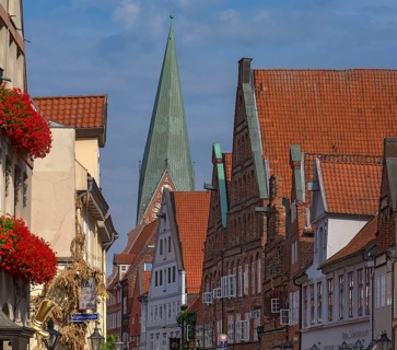 Historic Giebl houses in the old town