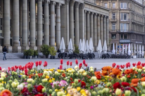 Curfew in Stuttgart
