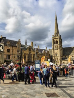 Crowd in the Market Place