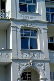 Bansin Mecklenburg-Western Pomerania Greifswald Island Usedom Spa Architecture in the Seestrasse Hotel Carmen Germany Europe