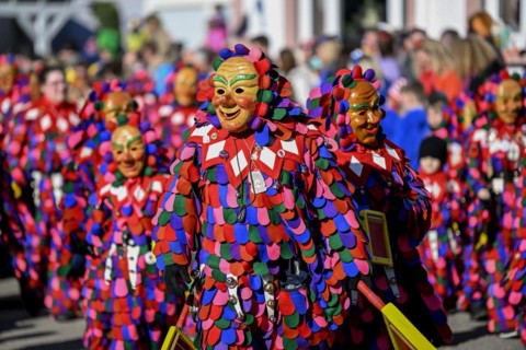 Narro group from Oberkirch at the Great Carnival Parade