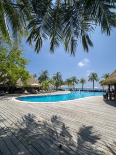 Holiday island in the Maldives