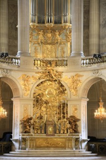 Altar and organ Chapelle Royale