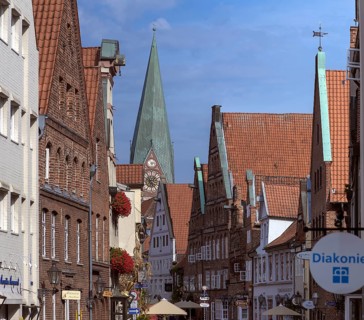 Historic Giebl houses in the old town