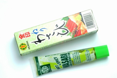 Wasabi paste in a tube