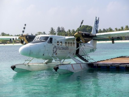 Holiday island in the Maldives