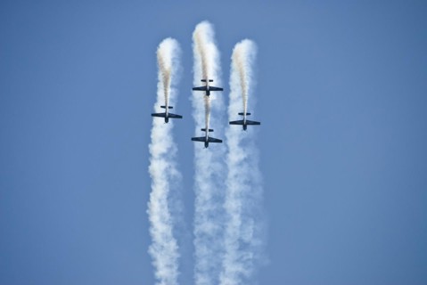The blades aerobatic team